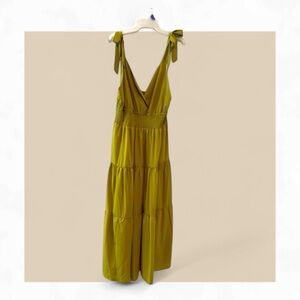 SHEIN Olive Green Maxi Dress